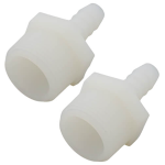 3/8" Barbed x 3/4" MIPT Male Nylon Adapter, 2pk