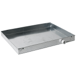 Condensate Metal Drain Pan, 28 x 28 x 2", 26 ga