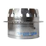 16" Nested Tab Collar for FiberGlass Duct, 28 ga, 16/Cs